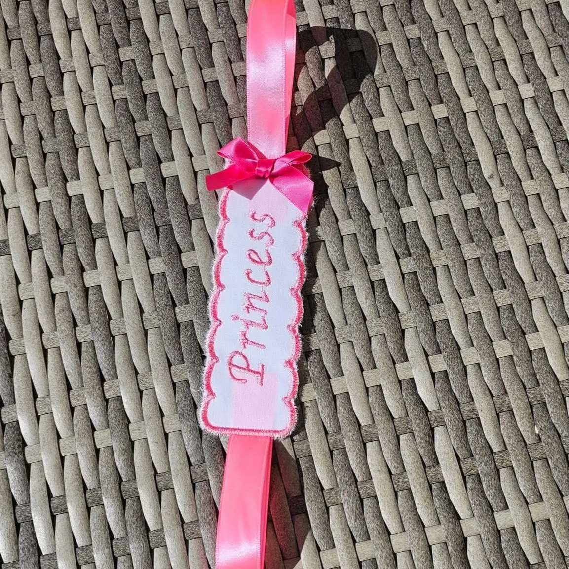 Personalised handmade baby dummy clip. Any name any colour.