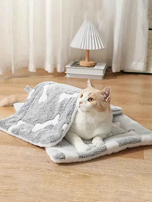 1pc Dog Bed Mat Blanket Soft Cozy Pet Cushion For Small Large Dogs Spring Autumn Warm Travel Mats French Bulldog Chihuahua Supplies 7