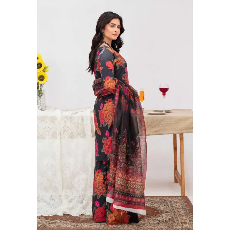 ASHYANA Vol 29 | Embroidered Cotton Shararah 3pc Readymade Traditional Womenswear  | ARI06 2
