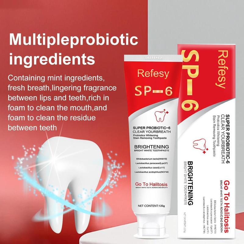SP-6 Super Probiotic Toothpaste, Cooling Mint Flavor, Freshens Breath SP-8,SP-10,Sp-8,SP-10,sp-8,sp-10 1