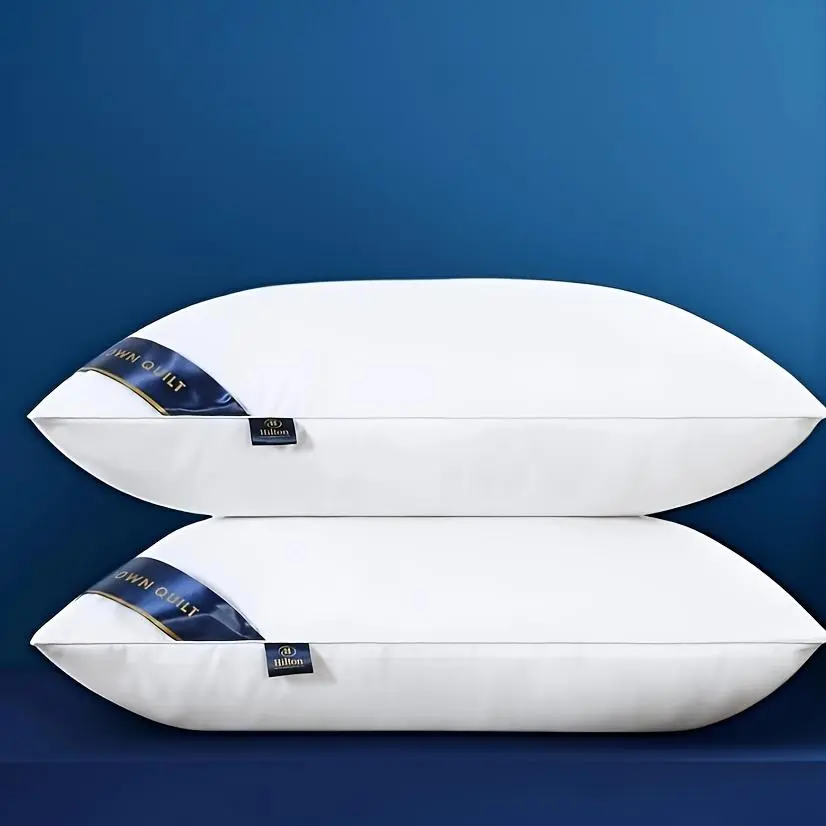 Hilton-Style Luxury Hotel Pillows (800G) Available in Two Colors, Simple, Stylish, And Elegant.