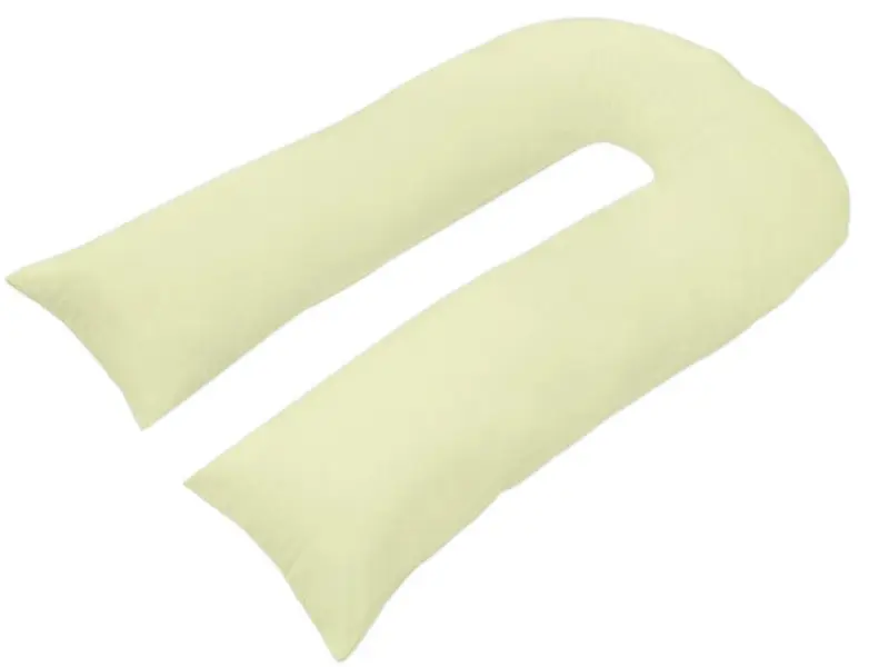 U-Shaped Full Body Pillowcase - 9FT/12FT Pregnancy Support Comfort - Soft Cover 2