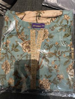 Product Review of Bin Saeed Printed 3 Piece Summer Dress for Women - Available in Sizes S to XXL - Womenswear, Casual from Y**i 0