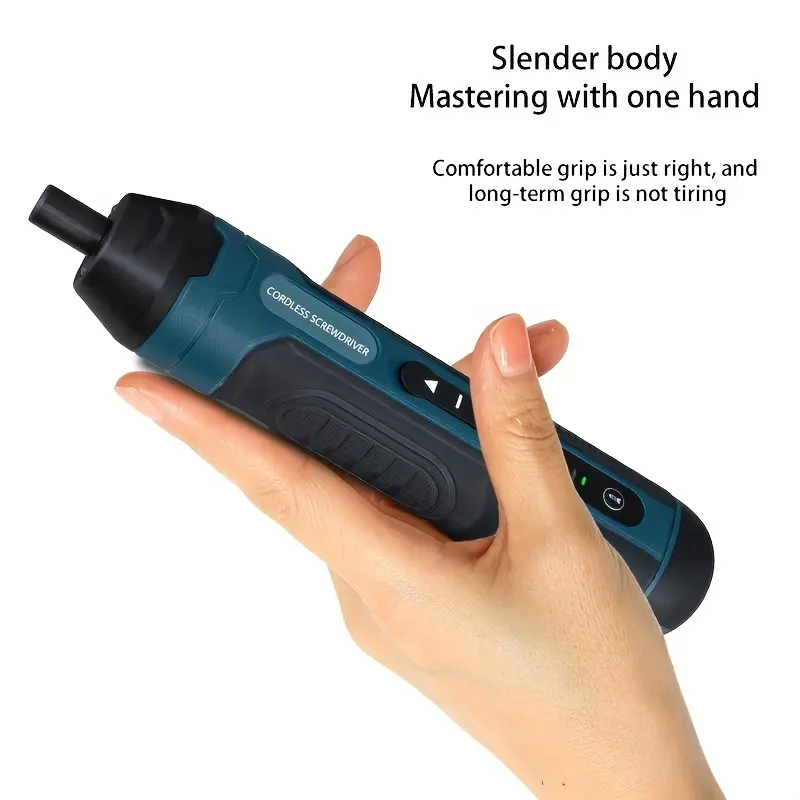 Electric Screwdriver 3.6V Small 2/20pcs/105pcs Multifunctional Torque Adjustable Straight Handle Disassembly Screwdriver, with Lithium Battery Screwdriver, Mini Portable Tool Complete, Suitable for Home Equipment Maintenance and Repair 7
