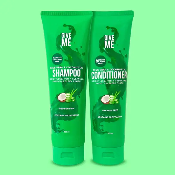 Give Me Cosmetics Nourishing Shampoo & Conditioner Bundle - Sulphate & Silicone-Free- Haircare- Comfort Gentle Cleanser