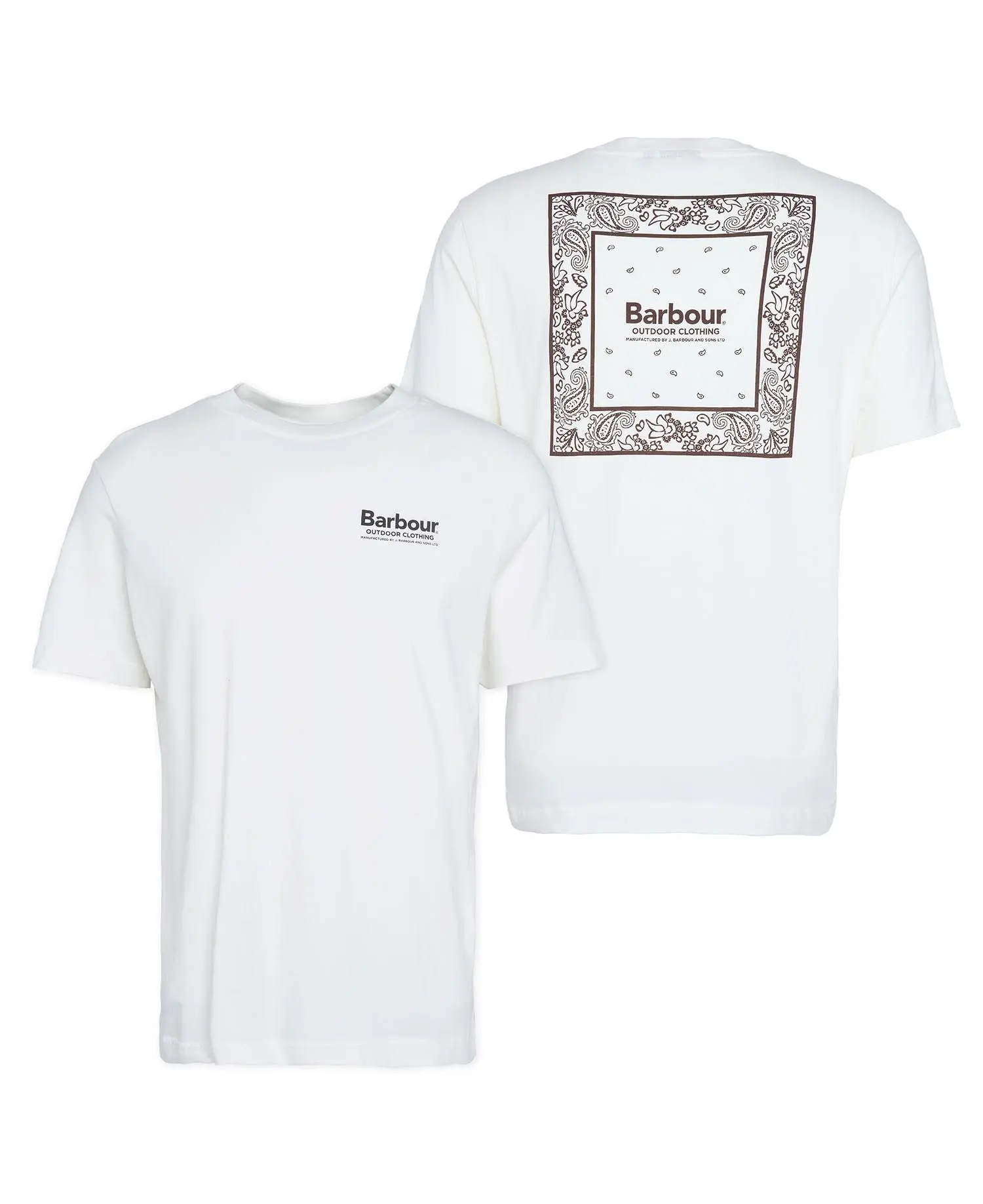 Barbour T-Shirt, Thornley Relaxed Graphic T-Shirt for Men and Woman