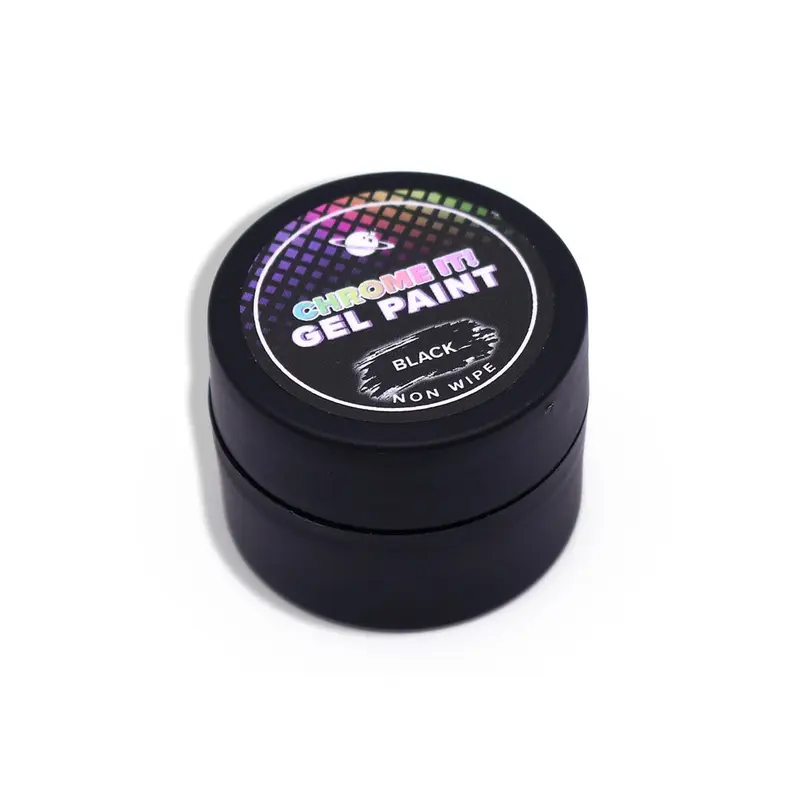 Black & White No Wipe Gel Paint 8ml 1