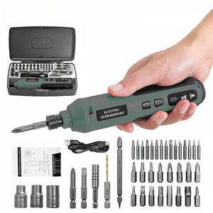 Cordless Electric Screwdriver, Rechargeable Mini Drill Power Tools Set, Household Maintenance Repair Tool Set, Professional Power Tool for Home