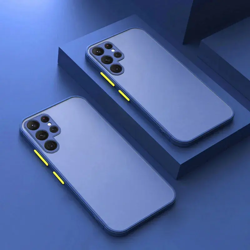 Shockproof Armor Case For Samsung Galaxy S24 S23 FE S22 Ultra Cover Samsung S21 S20 Plus FE Note 20 Ultra 10 S10 Lite Plus Funda Protection Silicone phone  case Button Detachable 5
