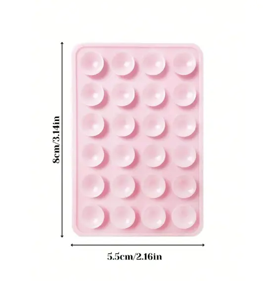 Octobuddy Silicone Suction Phone Case Mount - Adhesive Phone Stand Sticky for Cell Phone 5