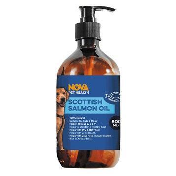 500 ML Nova Scottish Salmon Oil for Dogs - 100% Pure Premium Food Grade 1