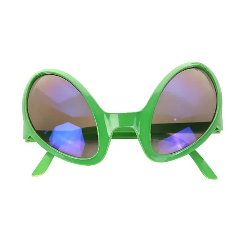 Alien Party Glasses Funny Sunglasses ET Sunglasses Holiday Dance Aliens Costume Alternative Shapes Rainbow Lenses Party Supplies 2