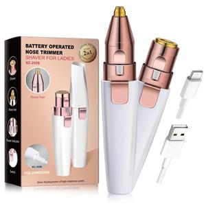 Electric Eyebrow Trimmer, 1 Box Portable 2 In 1 Electric Eyebrow Shaper, Gentle Eyebrow Shaping Tool For Women & Girls, Eyebrow Products