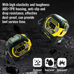 40M/60M Laser Tape Measure, 1 Count 3-in-1 5M Digital Tape Measure, High Precision Laser Rangefinder, Steel Tape Measure, Hand Measuring Tool, Durable Tape Measure, Hardware