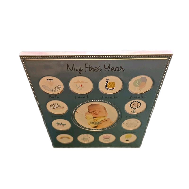 My First Year Baby Frame Display Memories Month by Month 28cm x 23cm 5