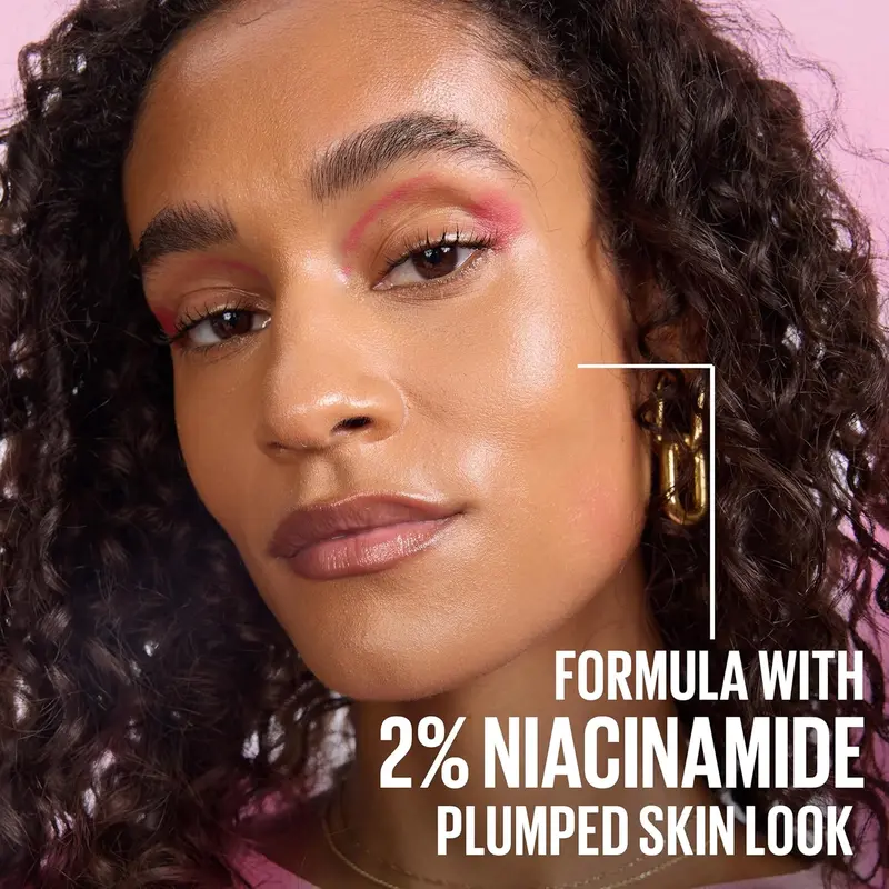 Maybelline New York Grippy Serum Makeup Primer, Ultra-Blendable, up-to 24H grip, Fresh plumped skin look, Water-based & Niacinamide formula, Suitable for all skin types (30ml) 7
