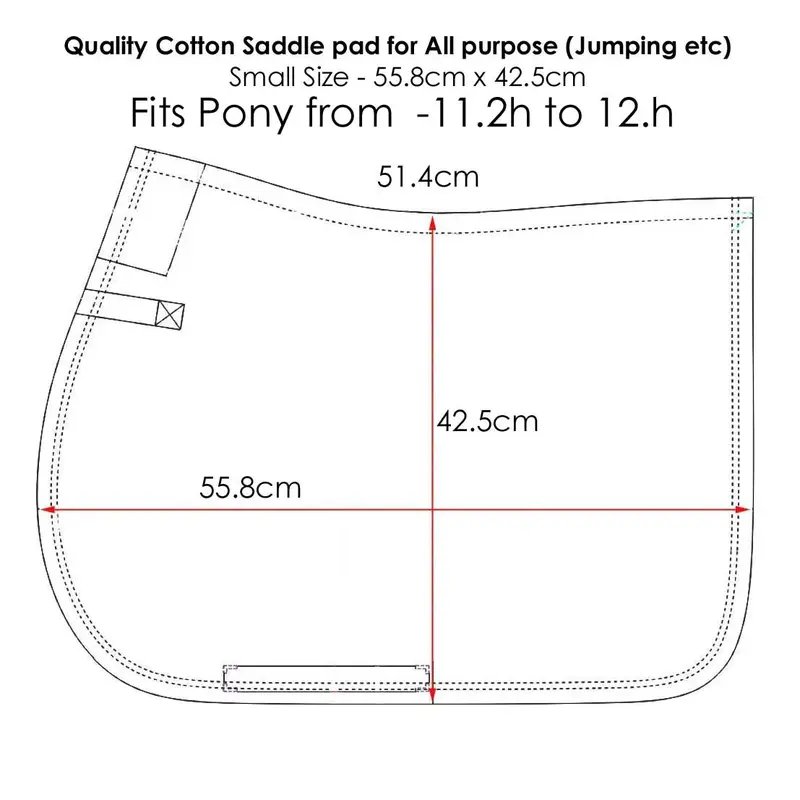 Saddle Pad - General Purpose - Black 4