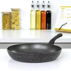 Blackmoor 32cm Non-Stick Black Frying Pan - Induction Hob Compatible Cookware Aluminium Stylish