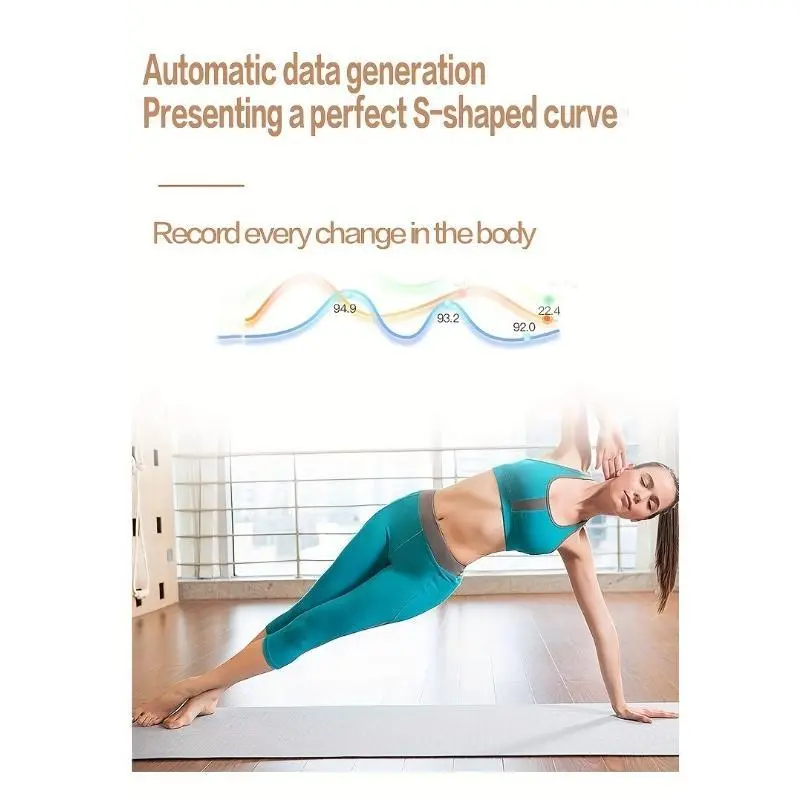 High Precision Smart Body Fat Scale Weight Scale Can Connect APP Bathroom Scales Human Body Scales Electronic Weighing Scales Fat Scales Healthcare 7