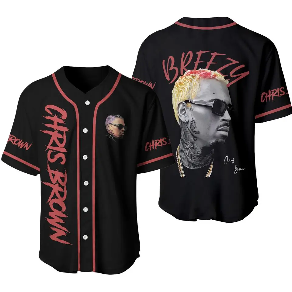 Chris Brown Tour 2025 Baseball Jersey, Breezy Bowl Gift for Fans