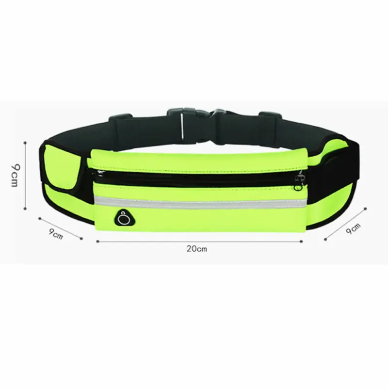 Running Belt Unisex Sports Jogging Phone Keys Mobile Money Bum Bag Waist Travel 8