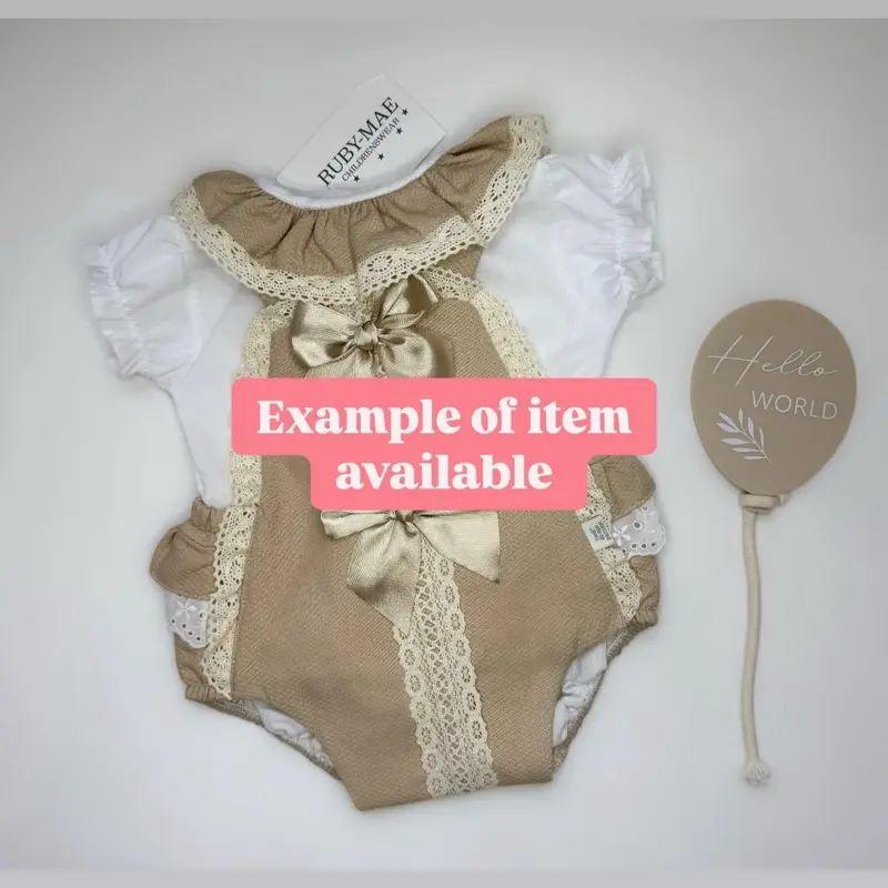 SALE Spanish Outfit + FREE pair of socks - Choose your baby boy or baby girl outfit on the live - Outfits normally £29.99 5