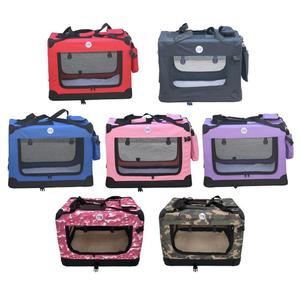 HugglePets Fabric Crate Foldable Pet Carrier - Large