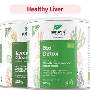 Healthy Liver Bundle – Liver Cleanse + Bio Detox Drink | Milk Thistle & Artichoke | Vegan Formula | Supports Liver Function & Immunity | Natural Cleanse
