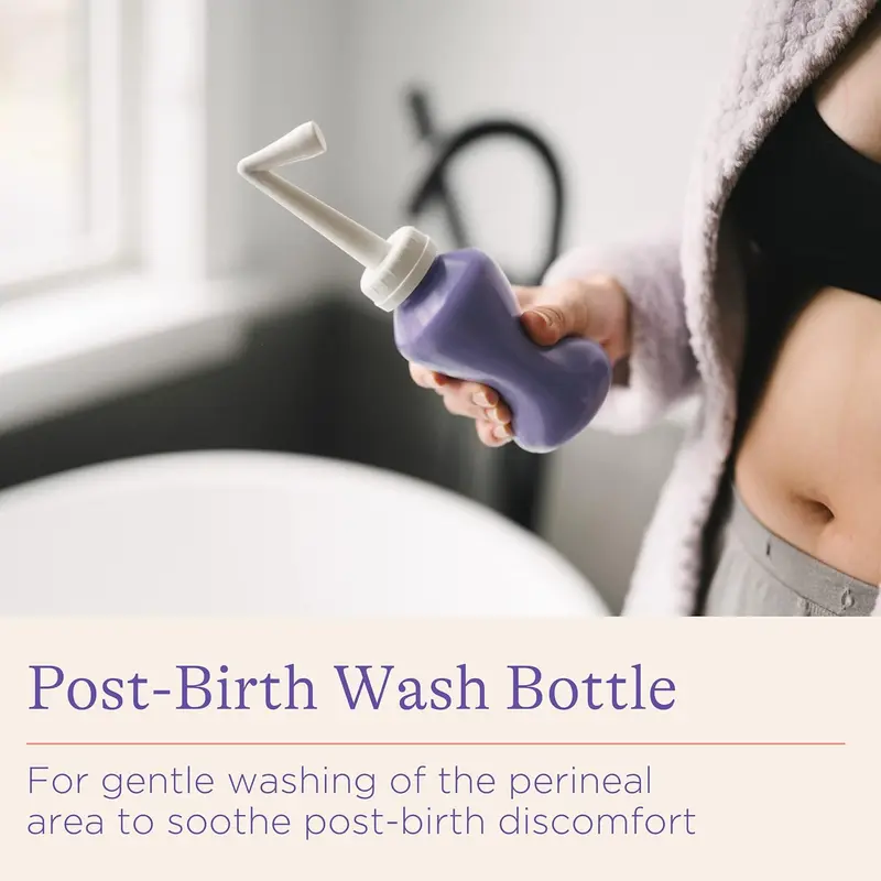Peri Bottle 360ml - Postpartum Recovery Post-birth Wash Bottle + Travel Bag - Portable Bidet 5