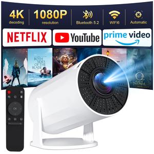{Latest} XBJ Portable 4K Decoded Projector Android 11 with 1080P/720P Display, Wireless, Home Theater and Outdoor Multifunctional Projector for Multiple Devices 2025-Audio, Screen, Best Gift Option