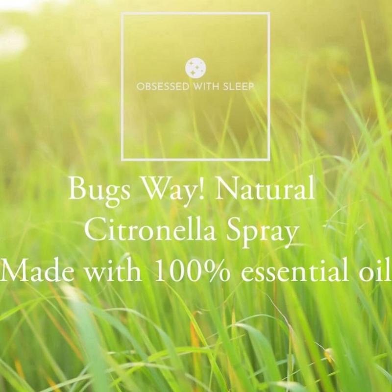 Natural Citronella bug spray, alcohol free, paraben free and free of artificial fragrance. Natural insect repellent. 50ml 0