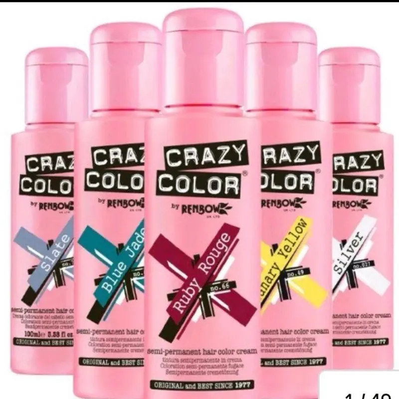 Crazy Color Hair Dye - Vibrant and Long-Lasting Color - Haircare