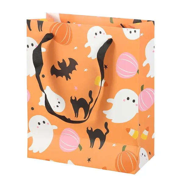23cm Sweet and Spooky Ghost Print Gift Bag 3