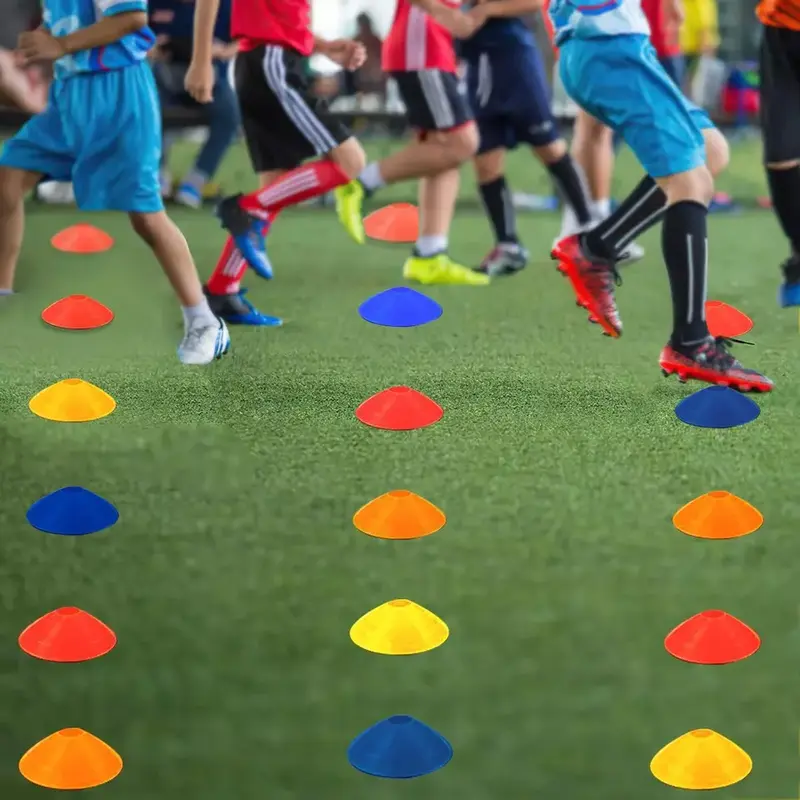 Football Training Cones Set Gym Equipment with Bag Outdoor Play Exercise Ladder 2