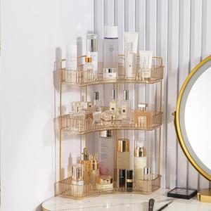 3-tier Corner Bathroom Counter Organizer, 1 Count Countertop Perfume Makeup  Organizer, Makeup Cosmetic Storage for Bathroom Home Salon Hotel