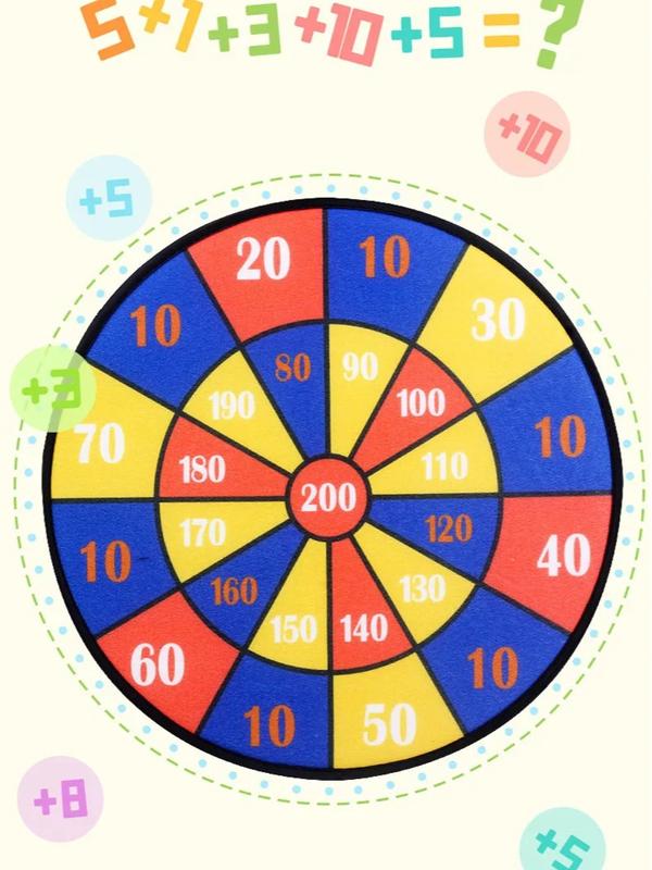 Child Montessori Toys for Kids 2 to 4 Years Old Cartoon Animal Dart Board Sticky Ball Family Interactive Educational Toys Baby 4