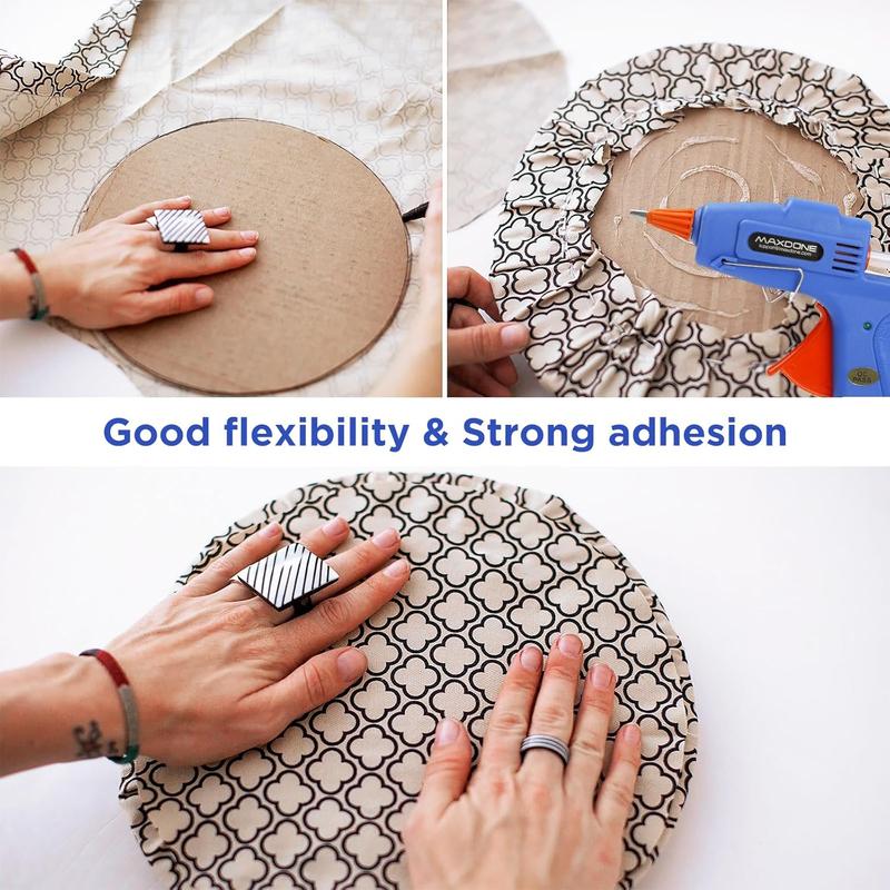 Product Introduction of Upgraded 20W Mini Hot Glue Gun with 30pcs 7mm x 130mm Glue Sticks – Fast Heating for DIY Crafts & Home Repairs 5