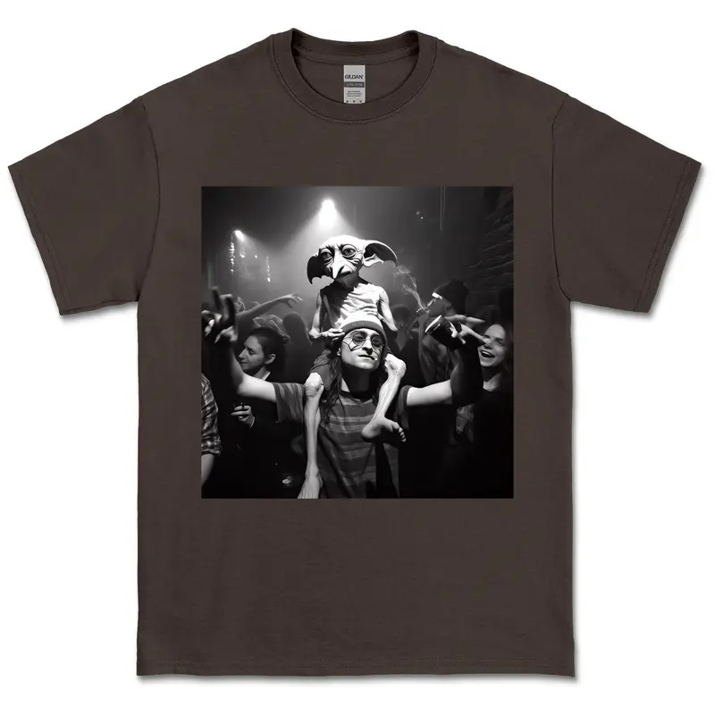Dobby Rave Party Tee, Wizard Book Fan Gift Shirt 5