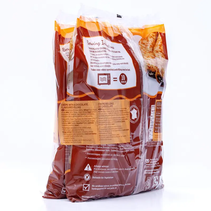 Tigreat French Chocolate Crepes Kid Treat Ready Snack Dessert Bags Pack 40 x 32g 1