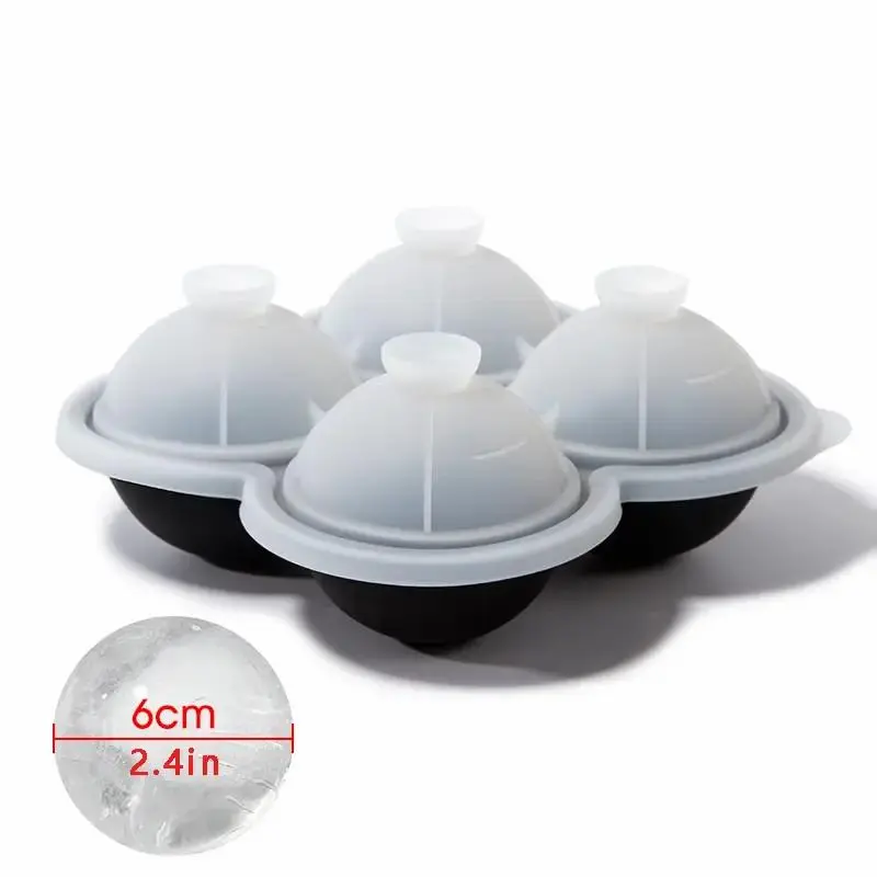 1pc Large Silicone Ice Cube Trays - Easy-Release, No Leakage, Perfect for Whiskey, Cocktails, Juice, and Parties 6