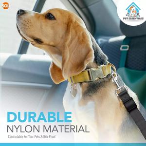 Pet Dog SEAT BELT Adjustable Travel Car Safety Harnesses Lead Restraint Strap
