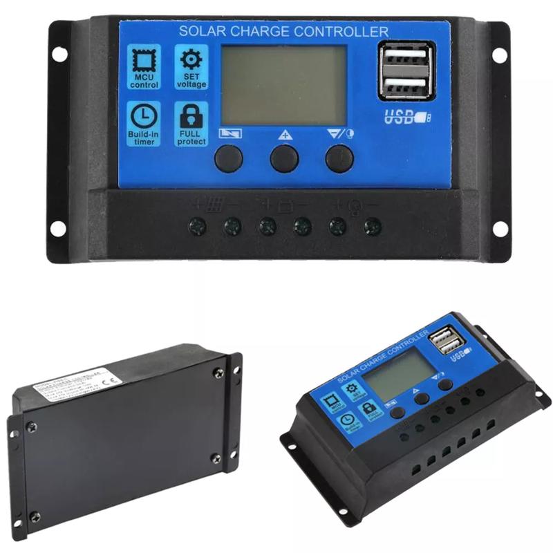 1000W Solar Panel Kit Controller 12V Battery Charger Dual USB Caravan Boat UK 3