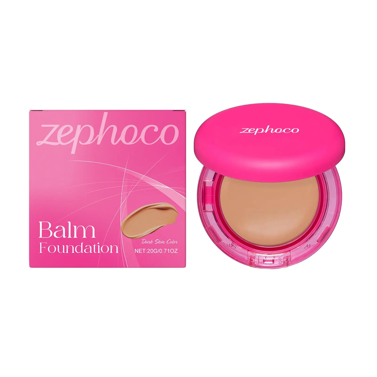 Moisturizing foundation make-up cream is light, tight, moisturizing and moisturizing, suitable for concealer, transparent, oily skin and dry skin Flawless Makeup