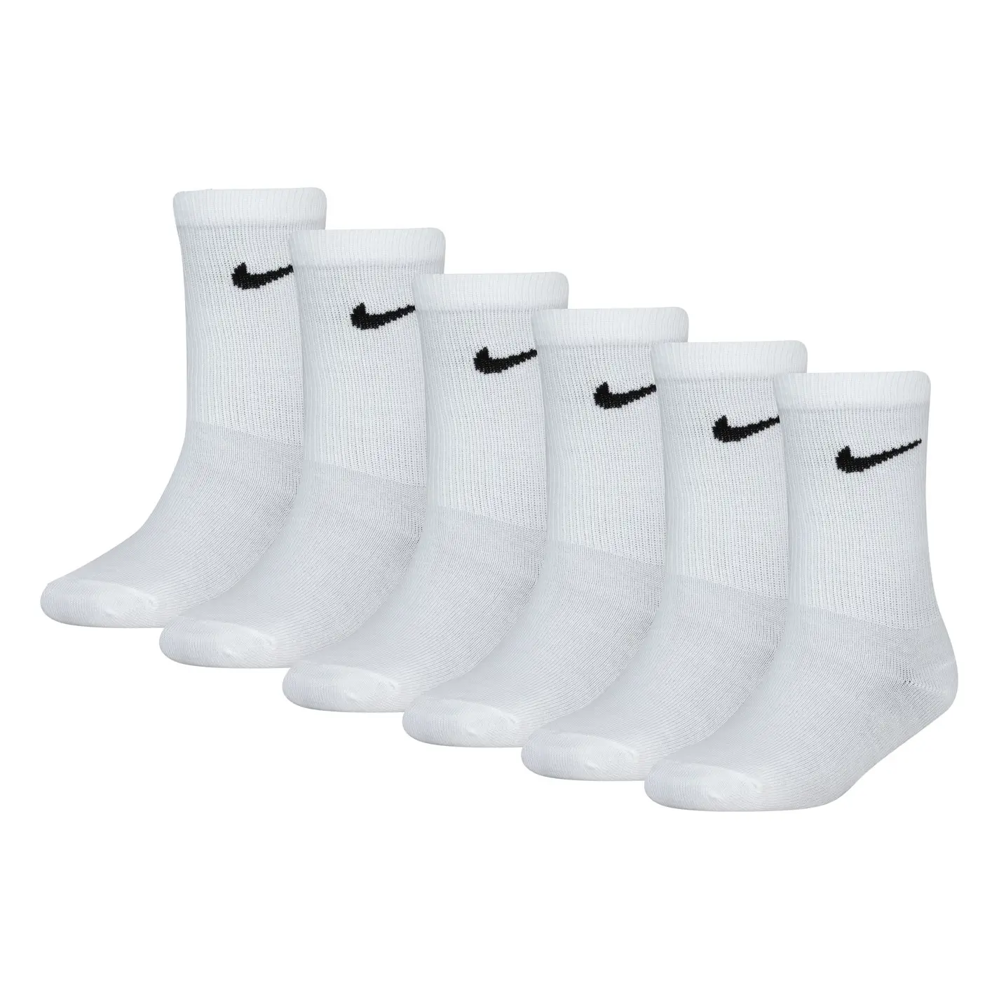 Nike Kids 6 Pack Of Crew Socks Cushioned Dri-Fit Technology Infants