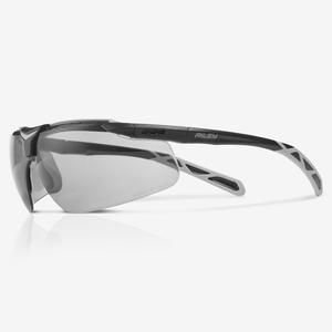 RILEY Flux Sleek Sporty Wrap Around Safety Glasses with Grey Lens
