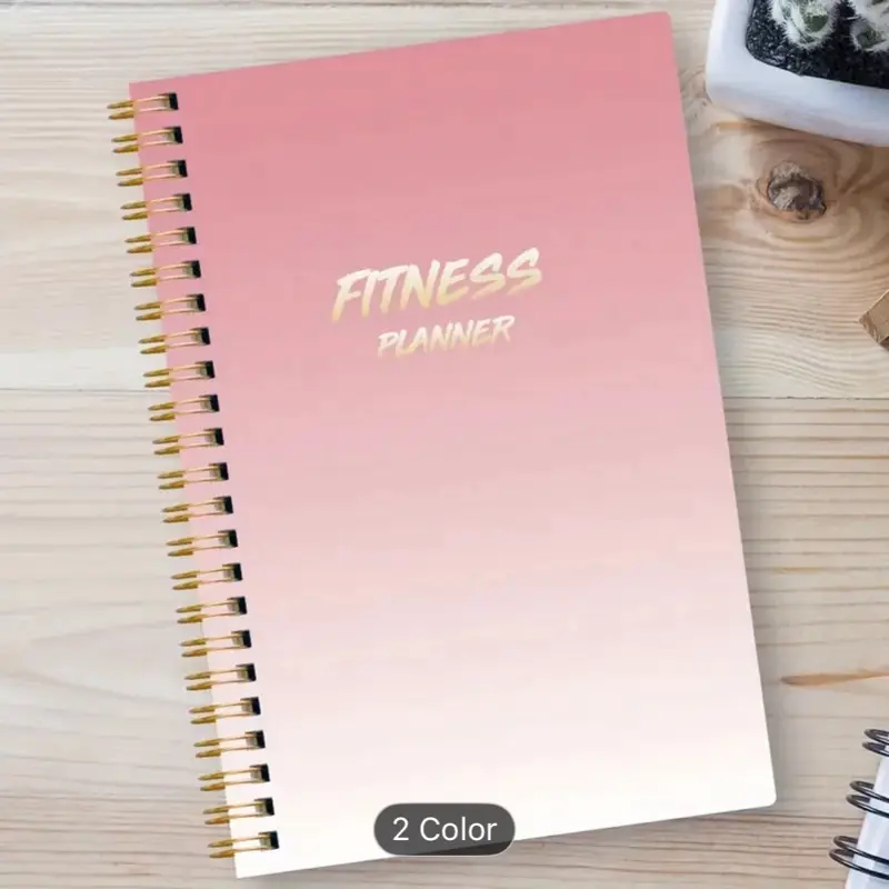 Fitness Planner Notebook - Daily Workout Tracker, Goal Setting, and Body Measurement 2