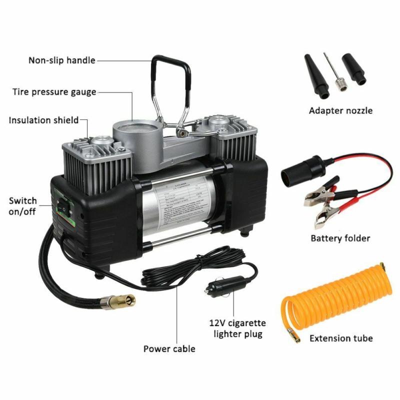150PSI HEAVY DUTY PORTABLE 12V ELECTRIC CAR TYRE INFLATOR AIR COMPRESSOR PUMP 1
