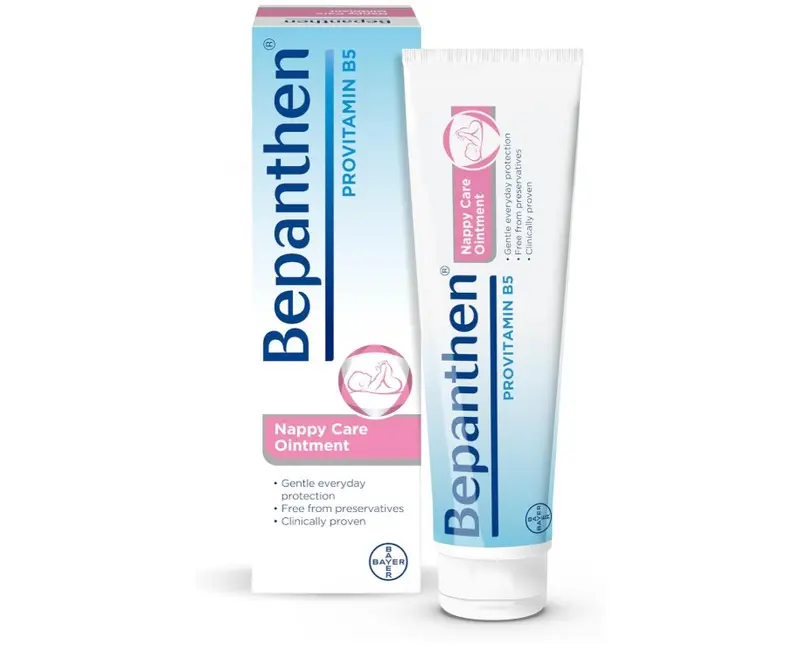 Bepanthen Nappy Care Ointment | Nappy Cream with Provitamin B5 | Suitable for Newborns Skin, 100 g (Packing May Vary). 0