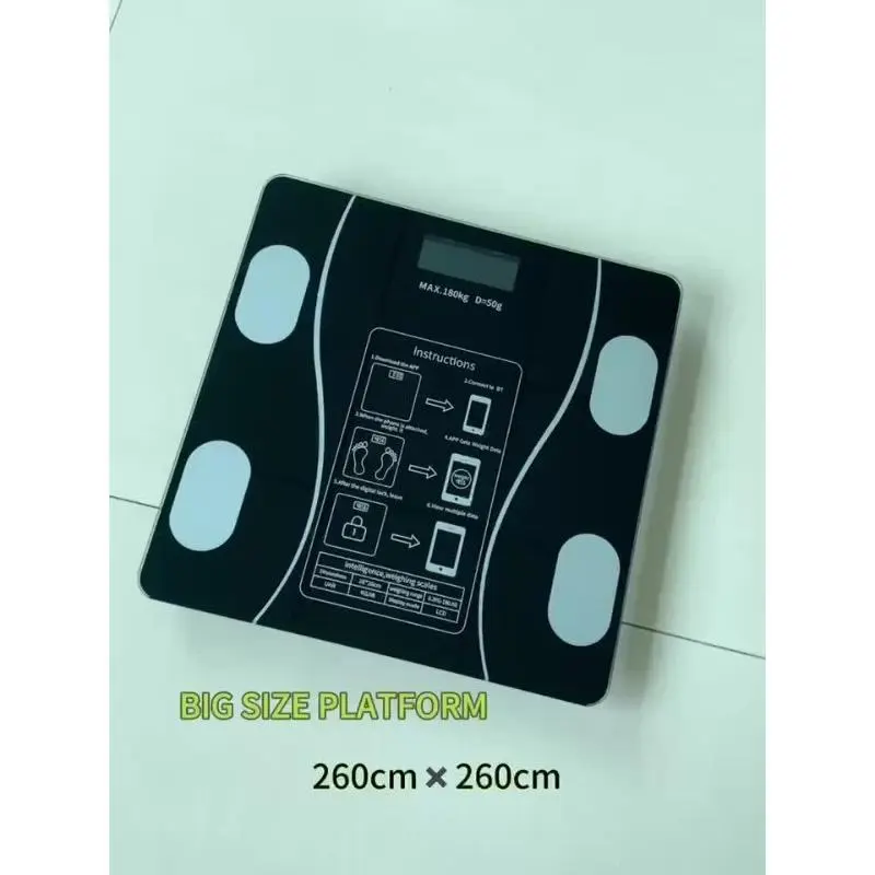 High Precision Smart Body Fat Scale Weight Scale Can Connect APP Bathroom Scales Human Body Scales Electronic Weighing Scales Fat Scales Healthcare 4