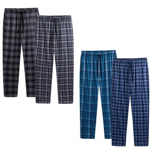Mens 2 Pack Pyjama Bottoms Lounge Pants & Trousers for Men Nightwear & Loungewear Pajama with Pockets & Elastic Waistband Pj Pants - Relax